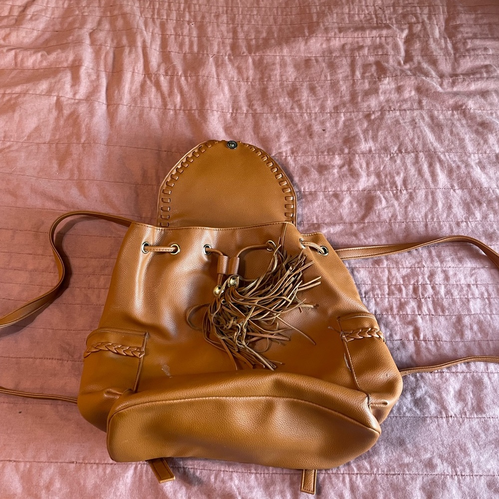 Brown/Tan LIONEL women’s backpack